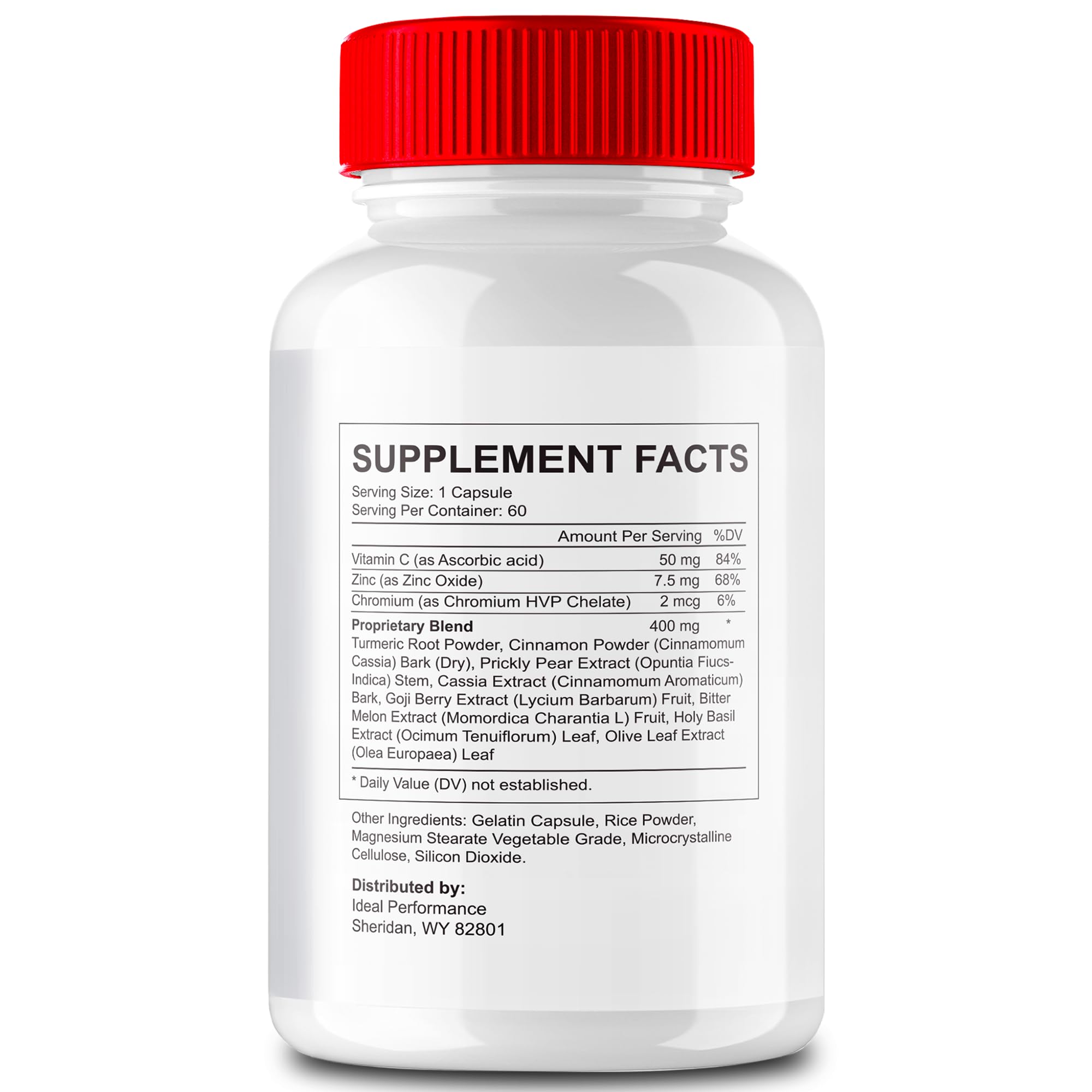 IDEAL PERFORMANCE Glucozen support pills pack for on-the-go care.