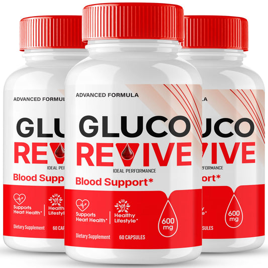 IDEAL PERFORMANCE GlucoRevive bottle pour supports easy daily wellness routine