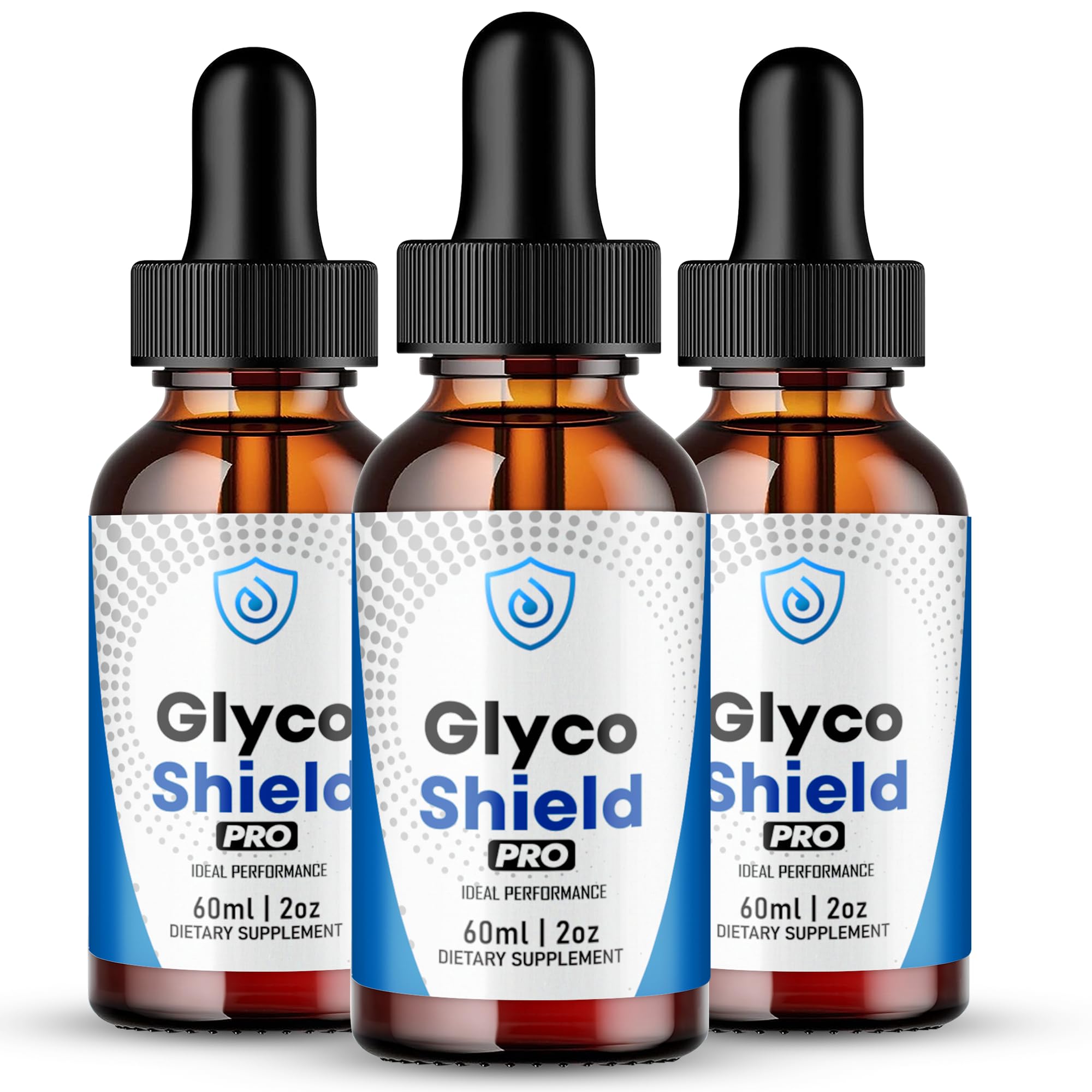 IDEAL PERFORMANCE Glyco Shield Drops bottle ready for daily energy support.