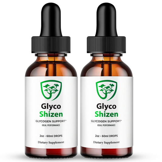 IDEAL PERFORMANCE Glyco Shizen Drops bottle for daily wellness routine.