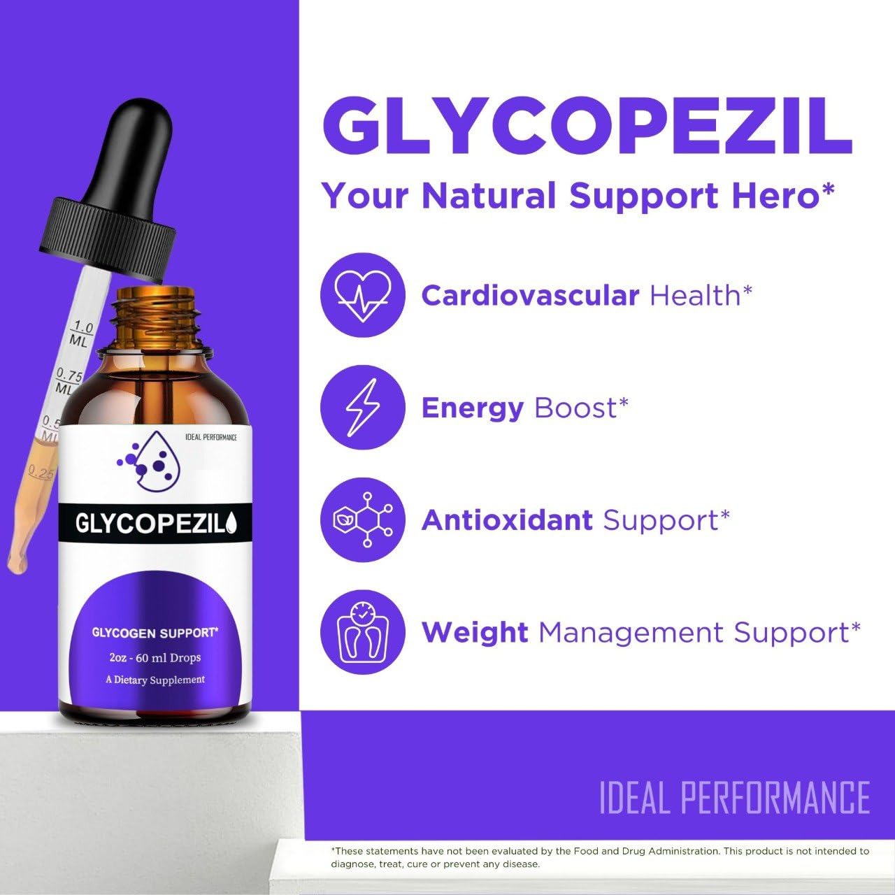 Two pack Glycopezil Drops box shows value and convenience