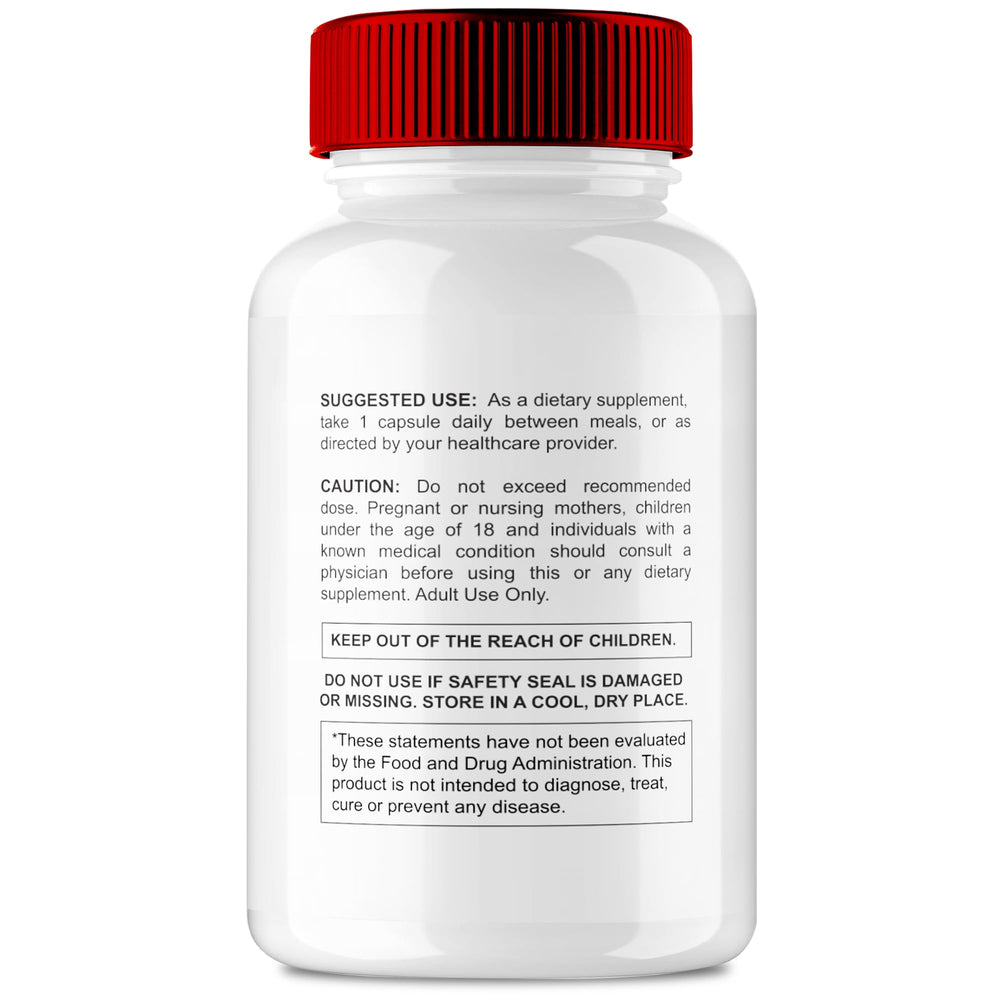IDEAL PERFORMANCE GlycoQ Capsules ingredients label close-up showing natural blend.