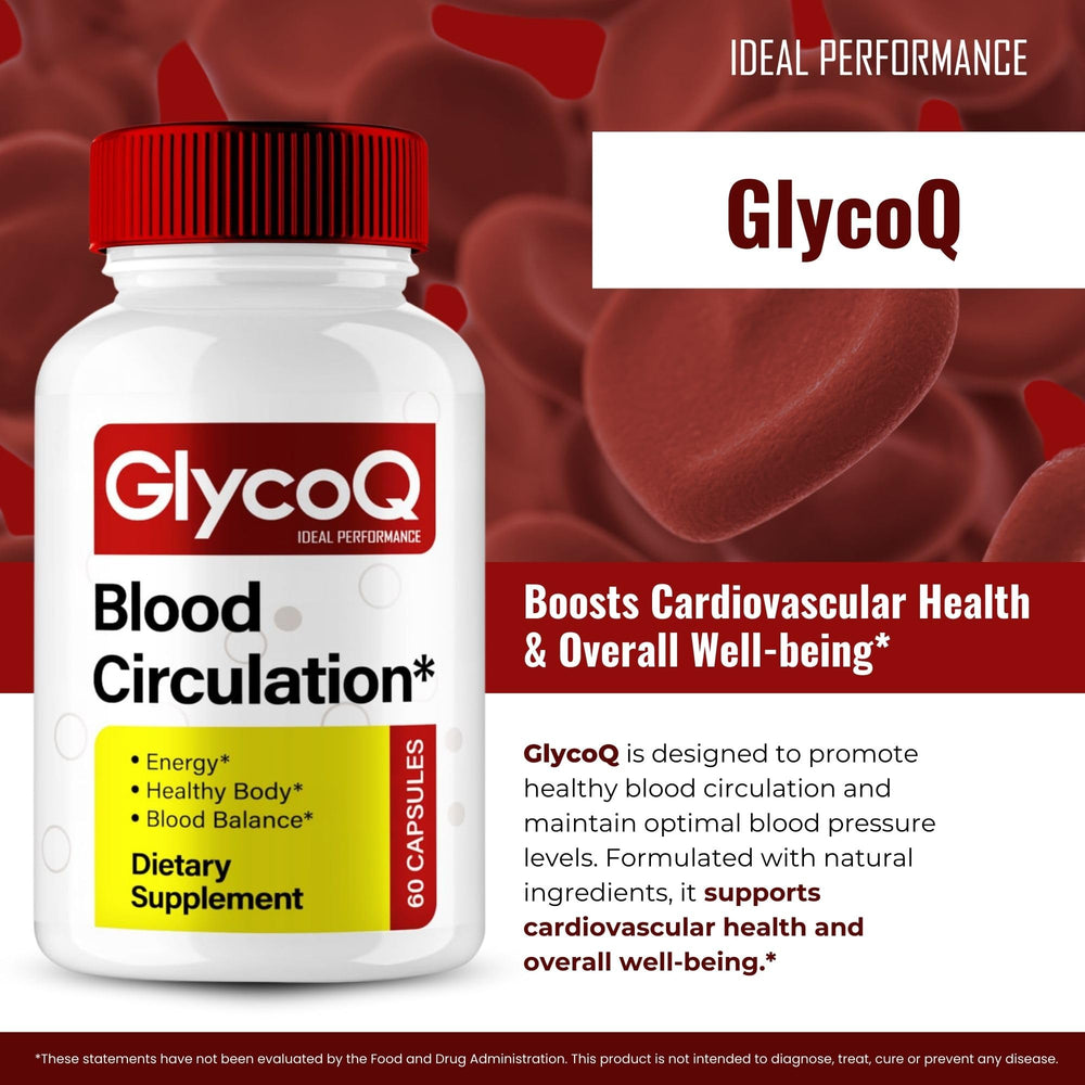 IDEAL PERFORMANCE GlycoQ Serving size details on label for dosing.