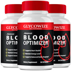 IDEAL PERFORMANCE Glycowize Blood Optimizer bottle illustrating daily wellness support.