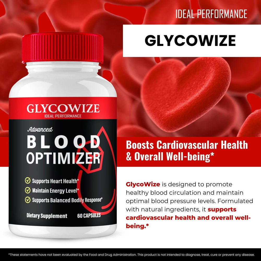 IDEAL PERFORMANCE Glycowize packaging box shows all natural glyco support