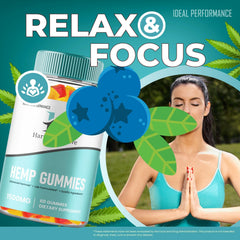 Harmony Wave Gummies lifestyle scene with a calm routine.
