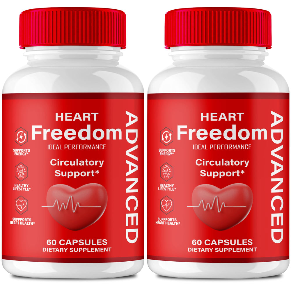 IDEAL PERFORMANCE Heart Freedom Capsules bottle front view for daily energy support