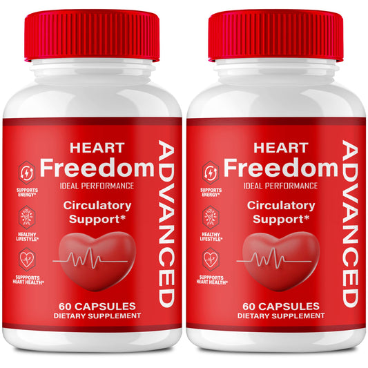 IDEAL PERFORMANCE Heart Freedom Capsules bottle front view for daily energy support