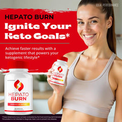 IDEAL PERFORMANCE Hepato Burn capsules bottle-pour demonstrates simple daily dosing