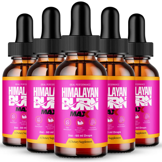 IDEAL PERFORMANCE Himalayan Burn Drops Max bottle for convenient daily wellness support.