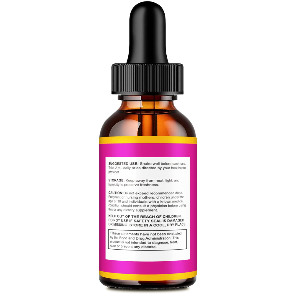 IDEAL PERFORMANCE Himalayan Burn Drops Max liquid closeup highlights natural formula.