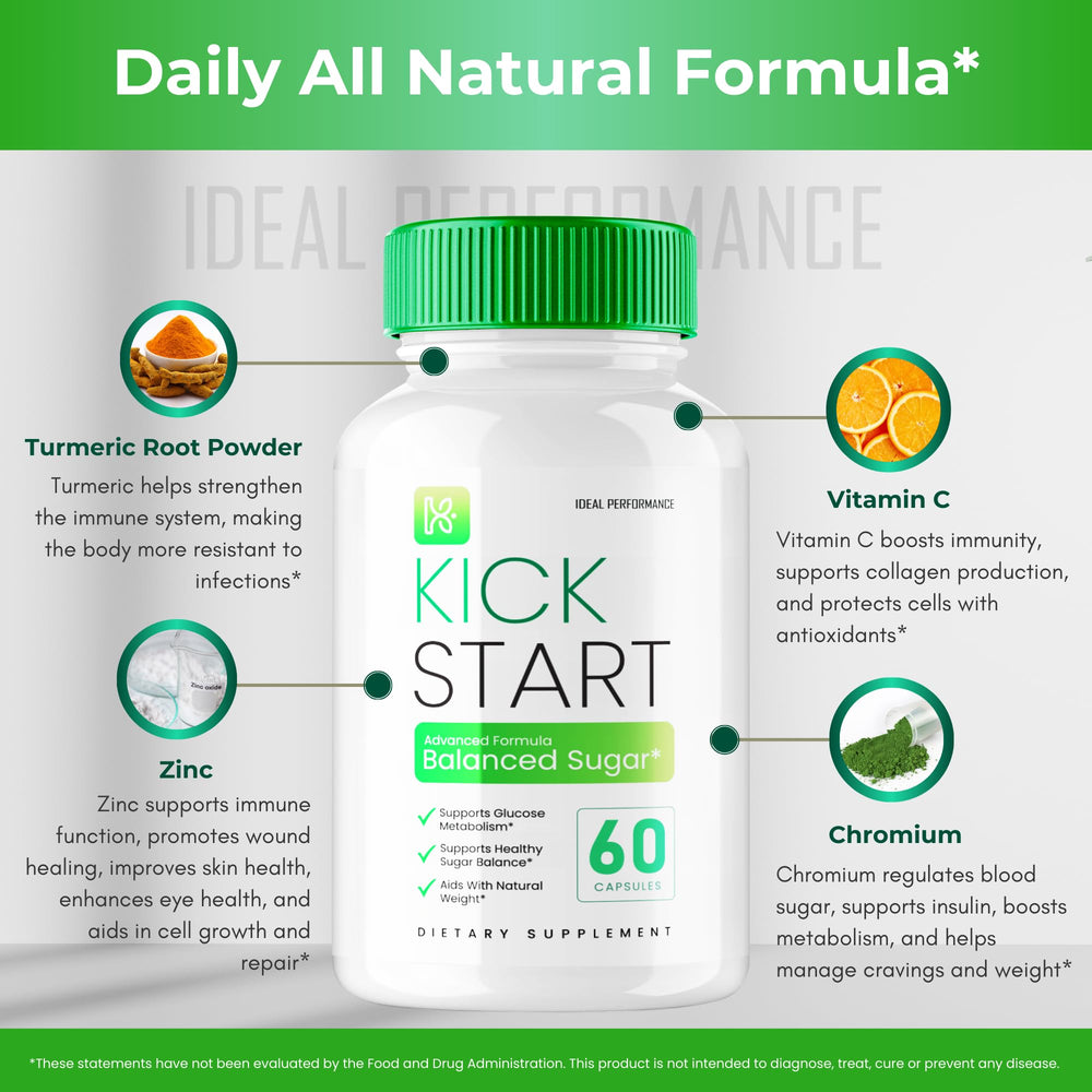 IDEAL PERFORMANCE Kick Start 3-pack display; ready-to-use wellness set.