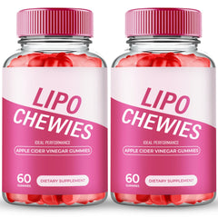 IDEAL PERFORMANCE Lipo Chewies bottle front showing keto + ACV formula