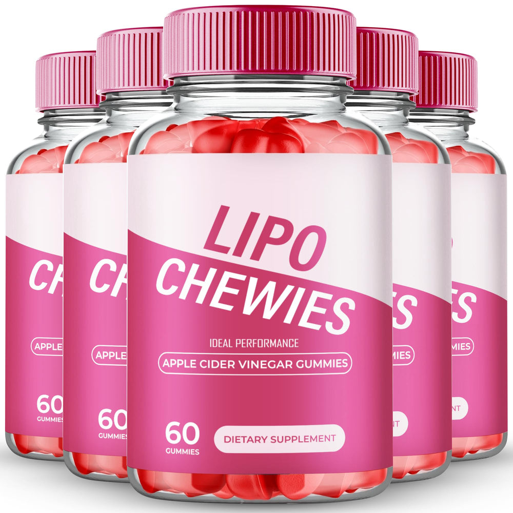 IDEAL PERFORMANCE Lipo Chewies bottle open, gummies ready for daily enjoyment