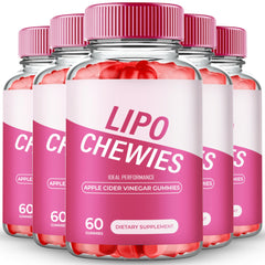 IDEAL PERFORMANCE Lipo Chewies bottle open, gummies ready for daily enjoyment