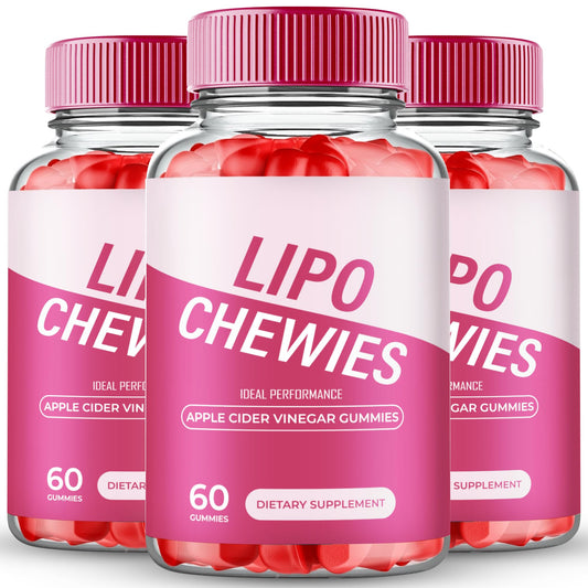 IDEAL PERFORMANCE Lipo Chewies Brazilian Gummies bottle for everyday on-the-go snacking