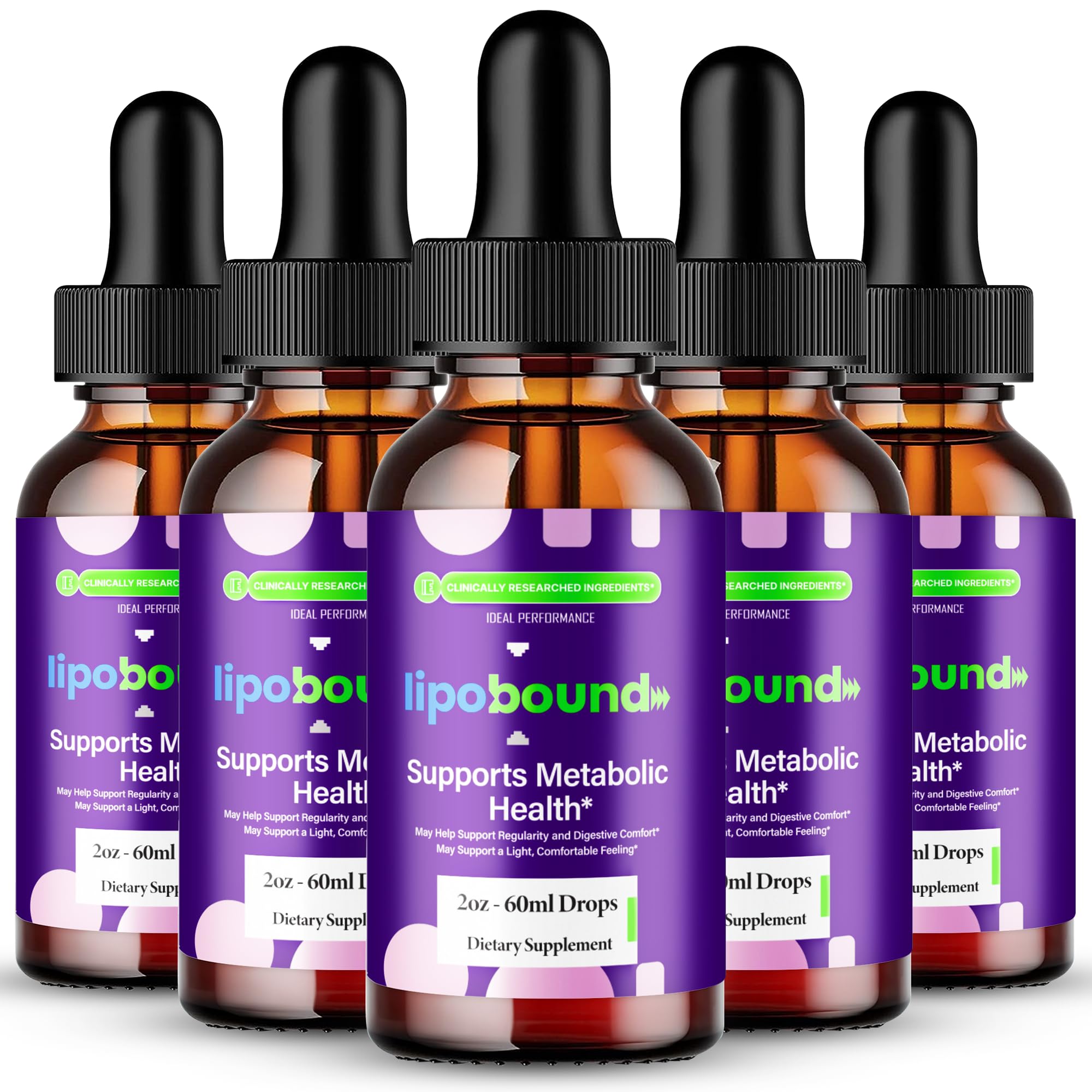 IDEAL PERFORMANCE Lipobound Drops bottle for on-the-go keto support