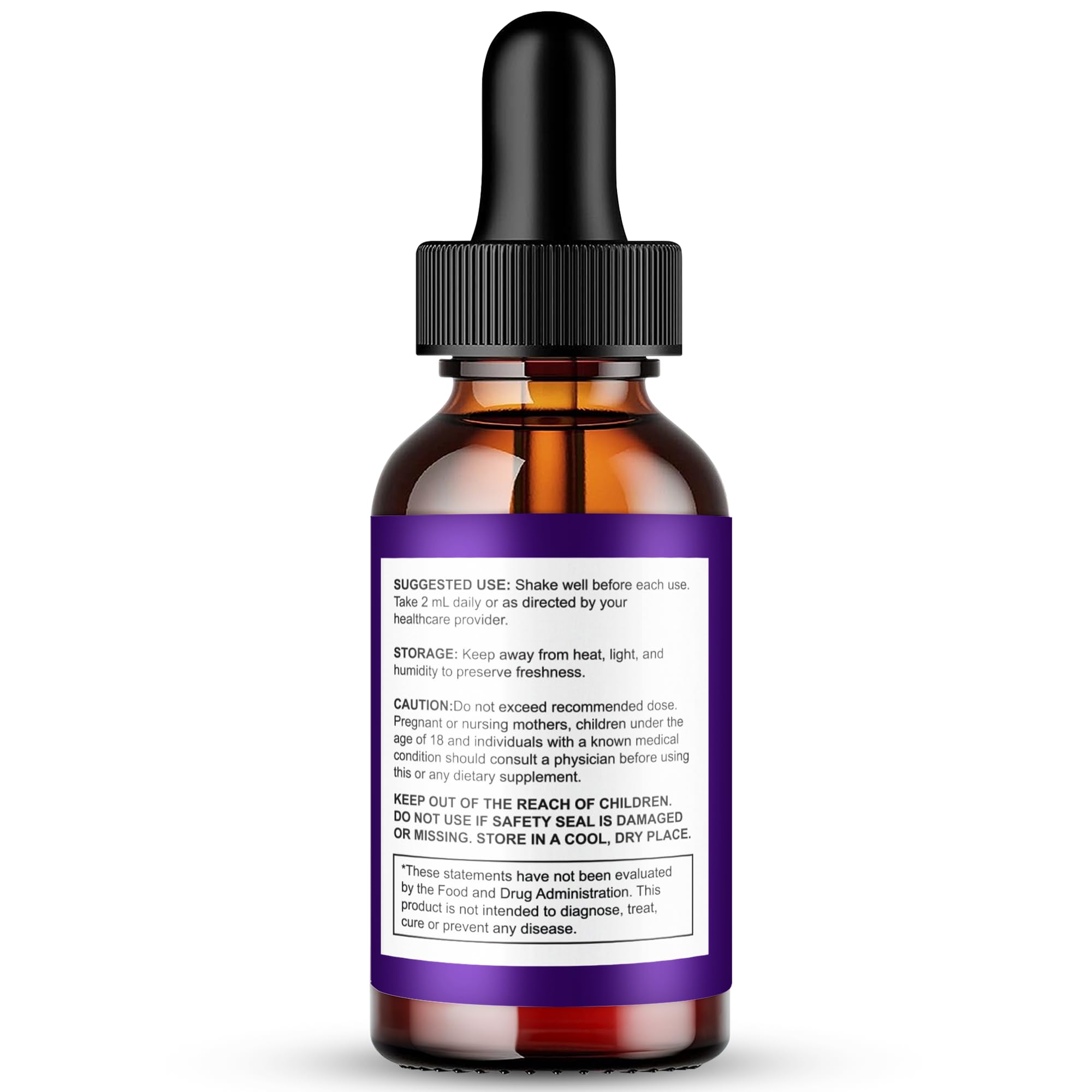 Lipobound Drops label detail emphasizes all-natural keto formula.