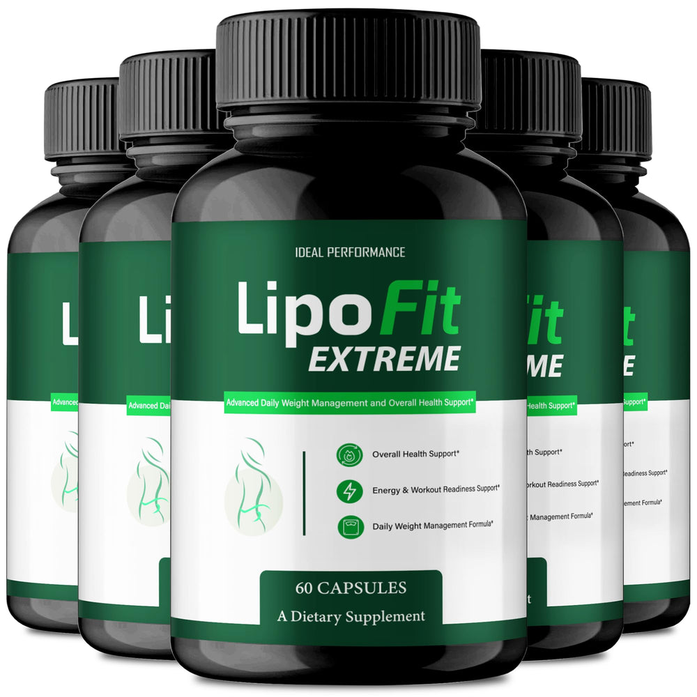 IDEAL PERFORMANCE Lipofit capsulas bottle front for everyday energy support.