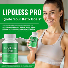IDEAL PERFORMANCE Lipoless Capsules on a daily routine setup for fitness enthusiasts.