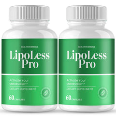 IDEAL PERFORMANCE Lipoless capsules front label supports an active lifestyle.