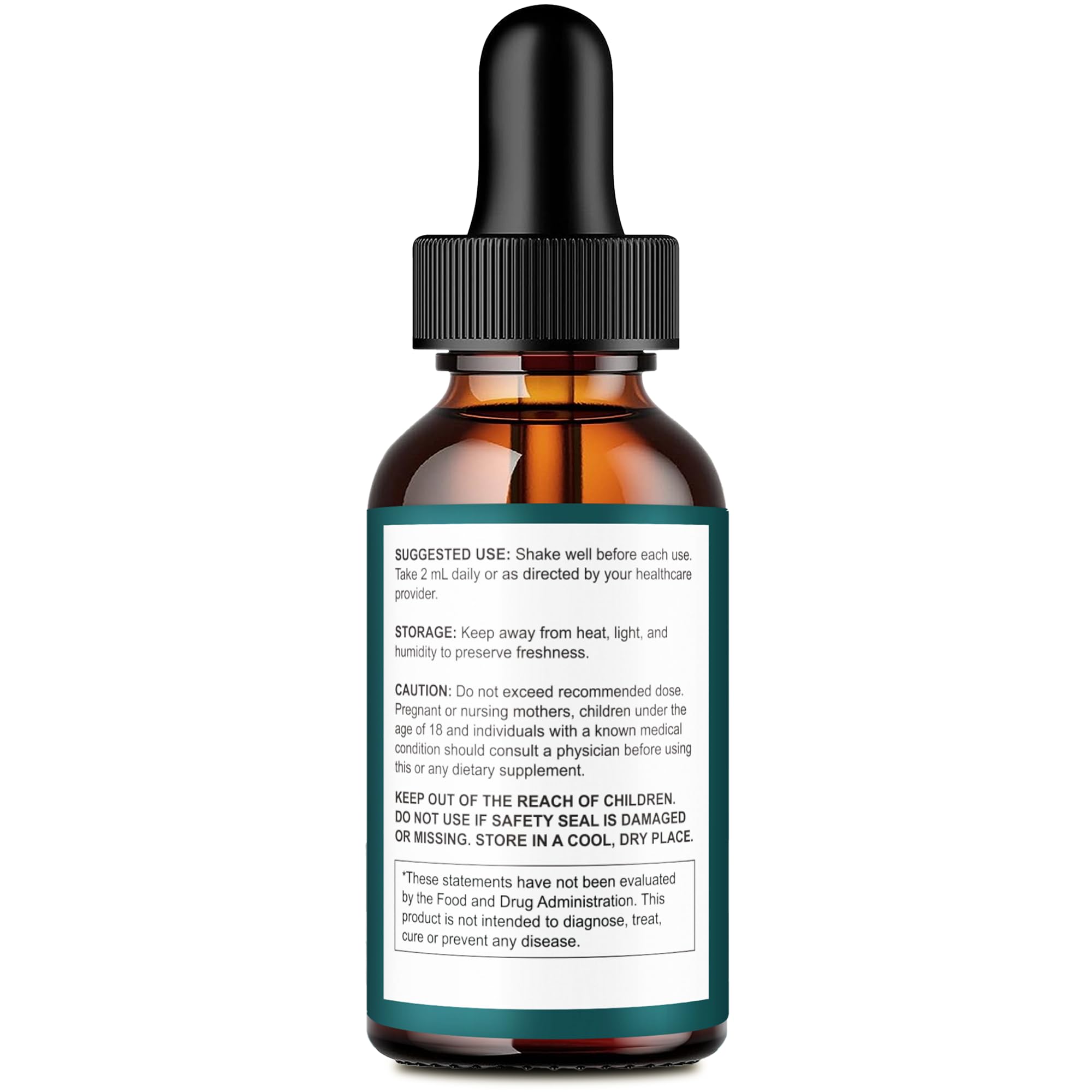 IDEAL PERFORMANCE Lipowave Drops label close-up shows natural ingredients.