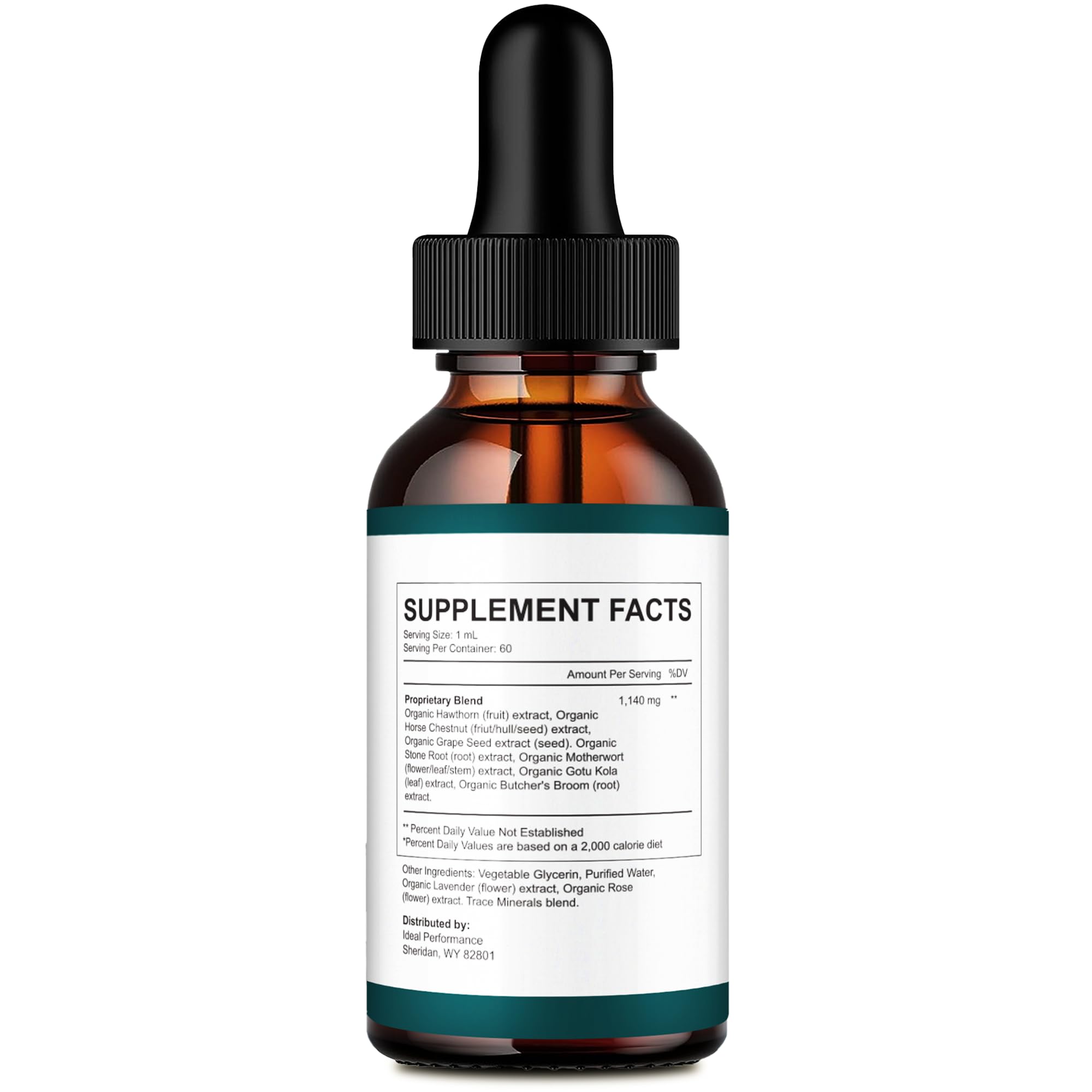 IDEAL PERFORMANCE Lung Restore Drops dropper-closeup highlighting liquid formula for respiratory comfort possibilities