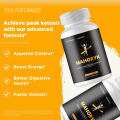 IDEAL PERFORMANCE Mahgryn daily-use scene suggesting keto-friendly support during workouts.