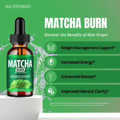 IDEAL PERFORMANCE Matcha Burn Drops 3-pack for on-the-go fitness support.
