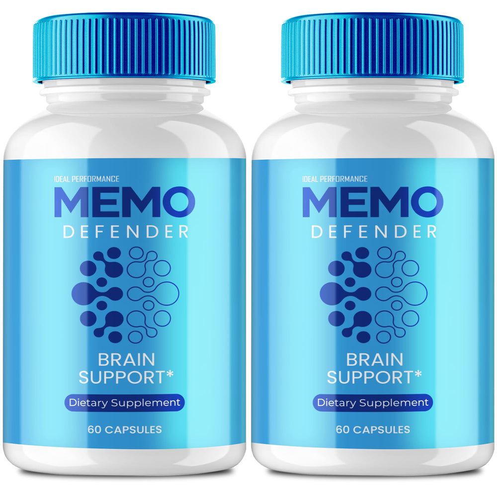 IDEAL PERFORMANCE Memo Defender bottle front for on-the-go brain support