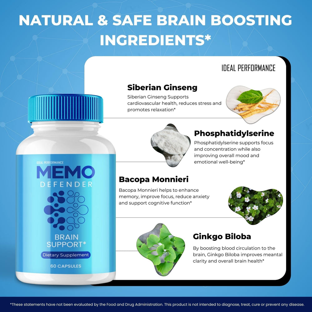 IDEAL PERFORMANCE Memo Defender health blend reviews graphic signaling customer feedback