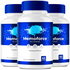 Ideal Performance Memoforce brain bottle shows focus support for daily tasks.