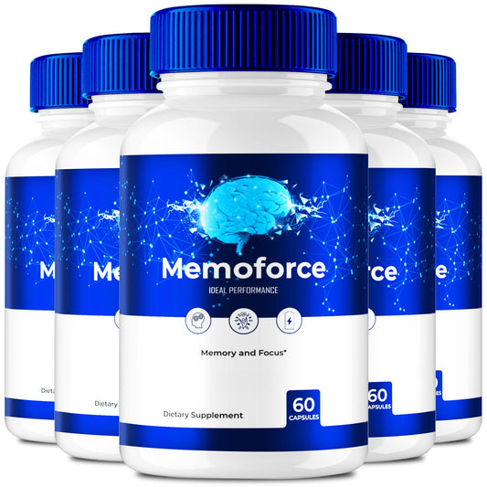 IDEAL PERFORMANCE Memoforce pills bottle for daily memory and focus support.