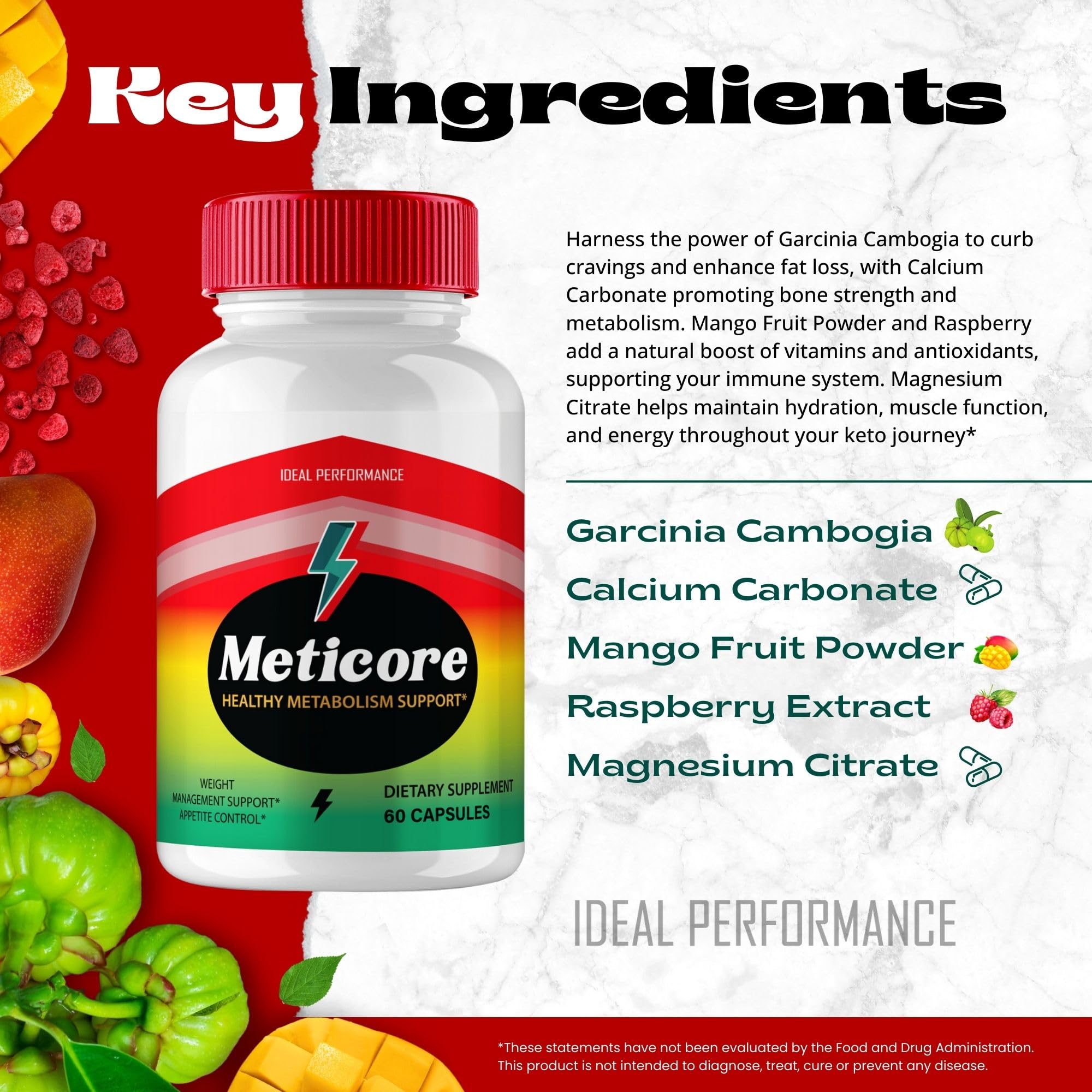 IDEAL PERFORMANCE Meticore Keto Capsules lifestyle use suggesting daily routine