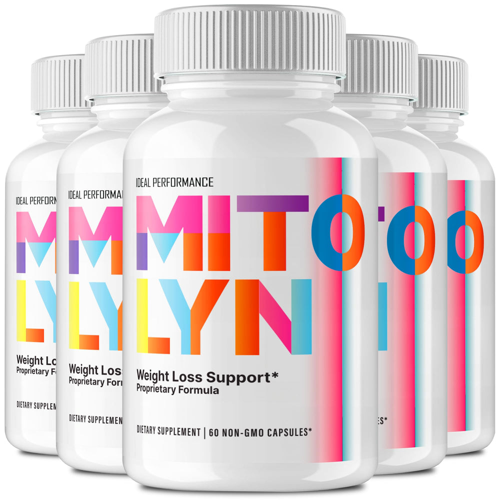IDEAL PERFORMANCE Mitolyn bottle side view for a compact daily keto routine.
