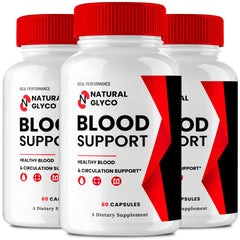 IDEAL PERFORMANCE Natural Glyco Blood Support bottle on label for daily vitality