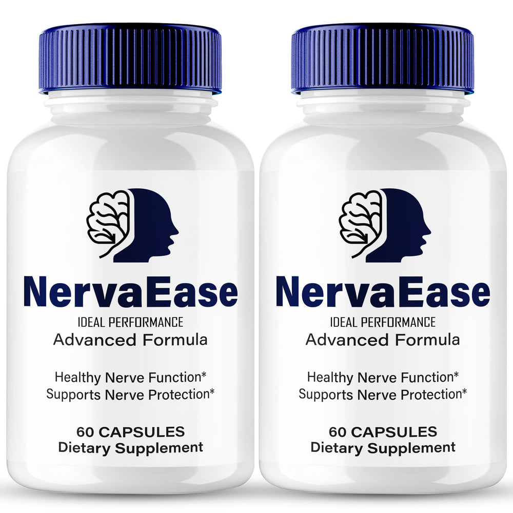 IDEAL PERFORMANCE NervaEase bottle-front supports everyday brain focus and cognitive comfort.