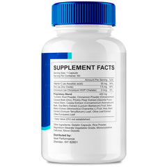IDEAL PERFORMANCE Nerve Sync label closeup highlighting official formula and maximum strength.