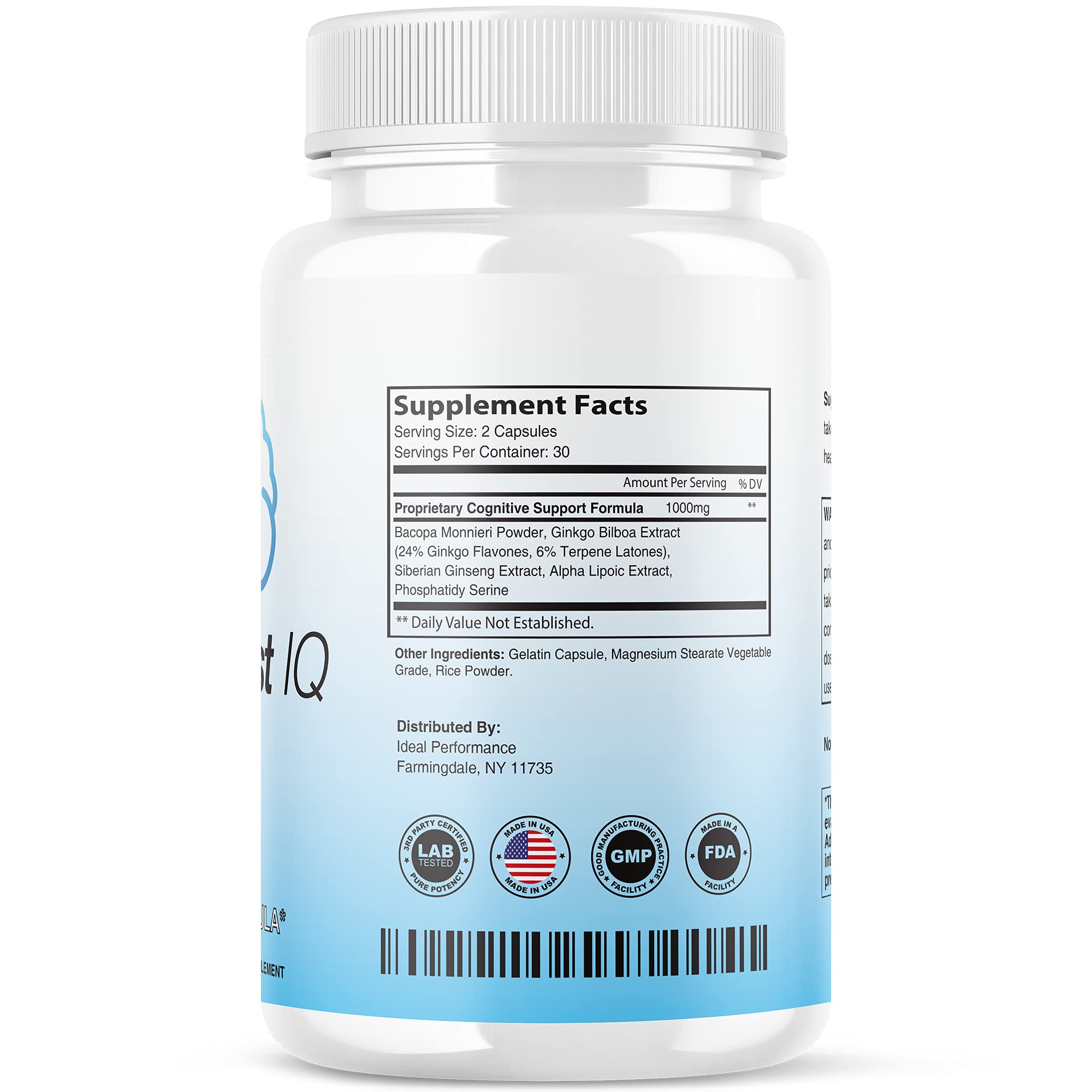 IDEAL PERFORMANCE Neuro Boost 5-pack capsules, convenient daily brain support on the go.