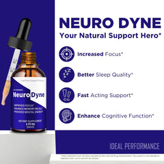 IDEAL PERFORMANCE Neurodyne Drops 2-pack box for value and consistent routine