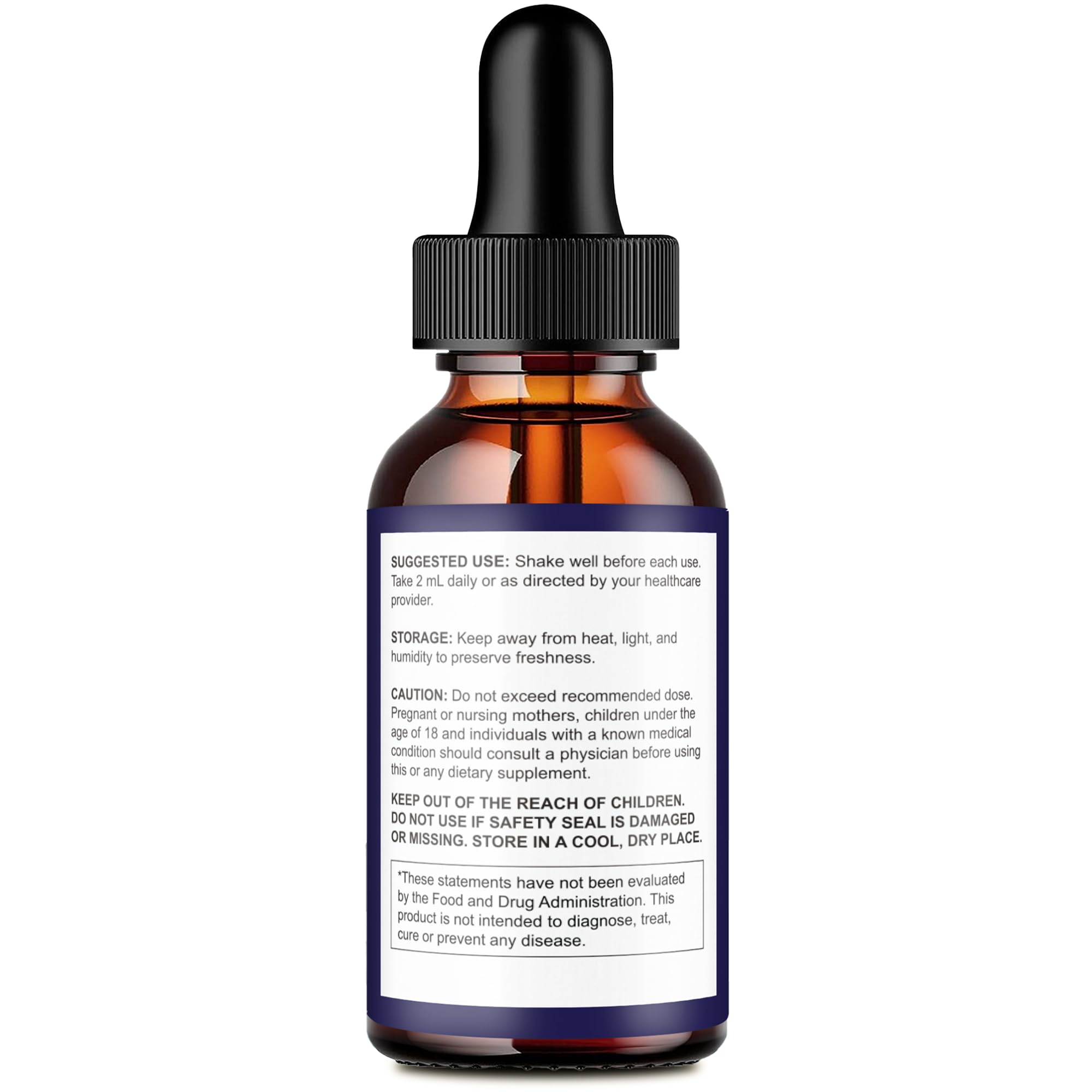IDEAL PERFORMANCE Neurodyne Drops label closeup highlighting all-natural formula