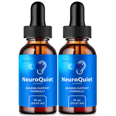 IDEAL PERFORMANCE NeuroQuiet ear drops bottle ready for easy use and potential relief.