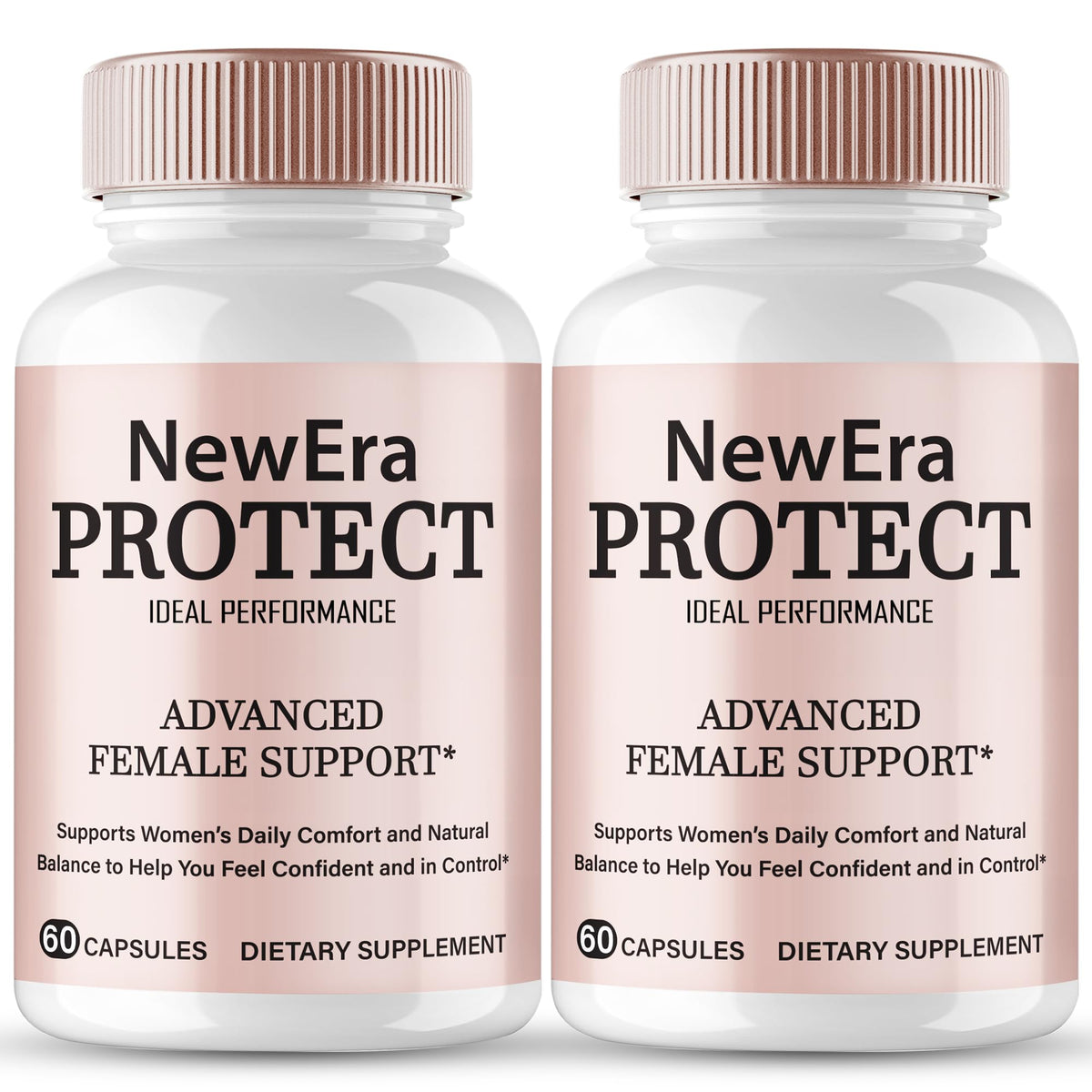 IDEAL PERFORMANCE New Era Protect capsules bottle for women—wellness on the go