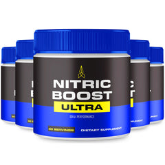 IDEAL PERFORMANCE Nitric Boost Ultra Powder bottle with official formula for energy support.