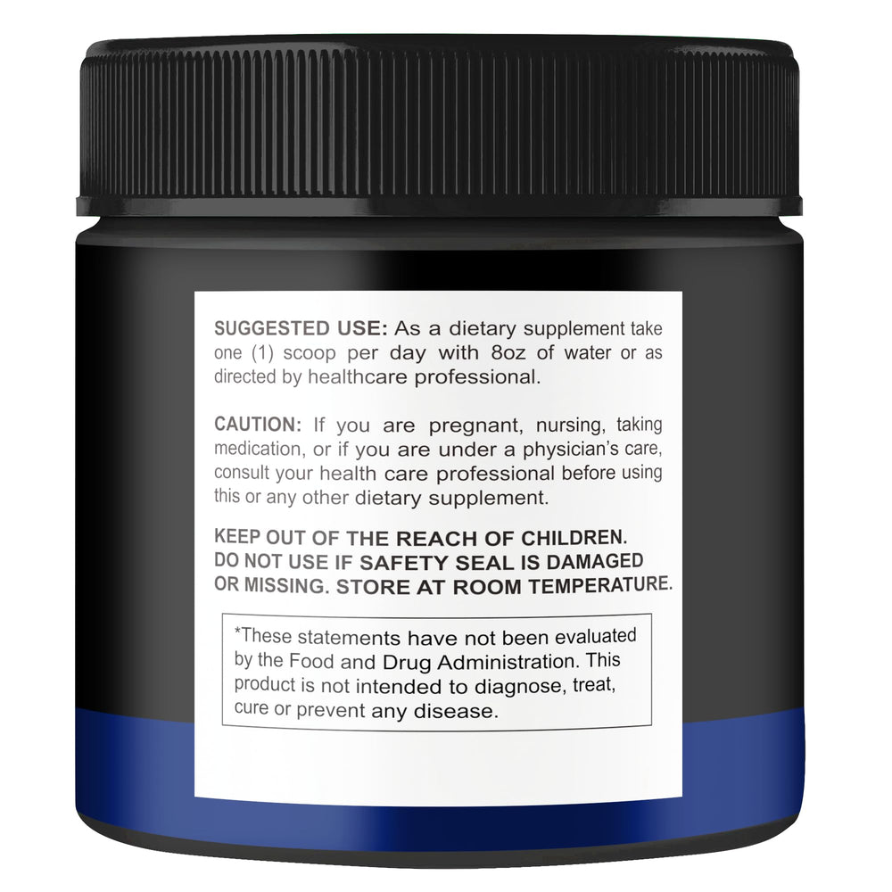 IDEAL PERFORMANCE Nitric Boost Ultra Purple Powder pour shows smooth mixing with water.