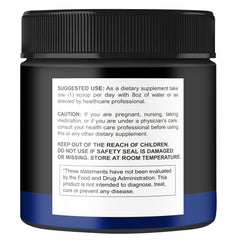 IDEAL PERFORMANCE Nitric Boost Ultra Purple Powder pour shows smooth mixing with water.