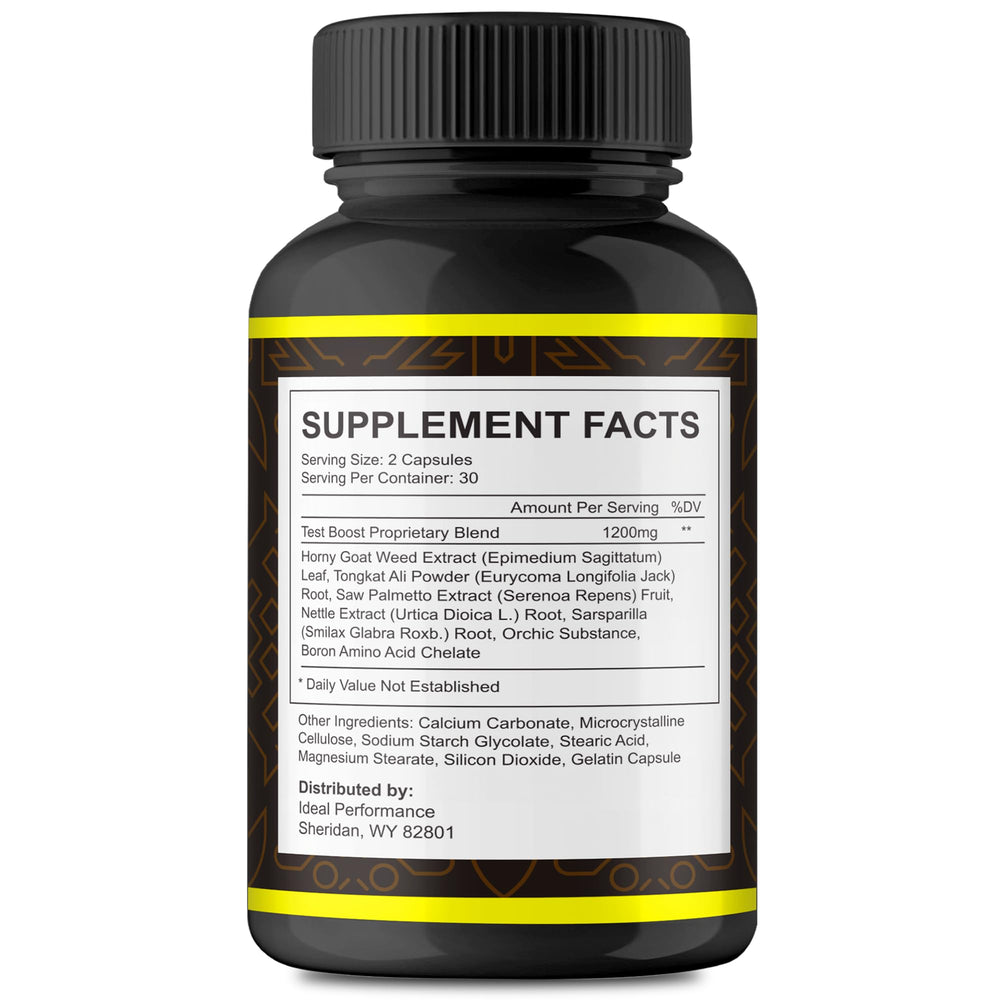 IDEAL PERFORMANCE Nordic Power Pills capsules closeup highlights premium energy formula