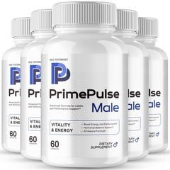 IDEAL PERFORMANCE Prime Pulse Capsules bottle on white surface for daily energy support.