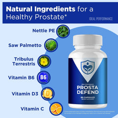 IDEAL PERFORMANCE Prosta Defend display for daily urinary support routine.