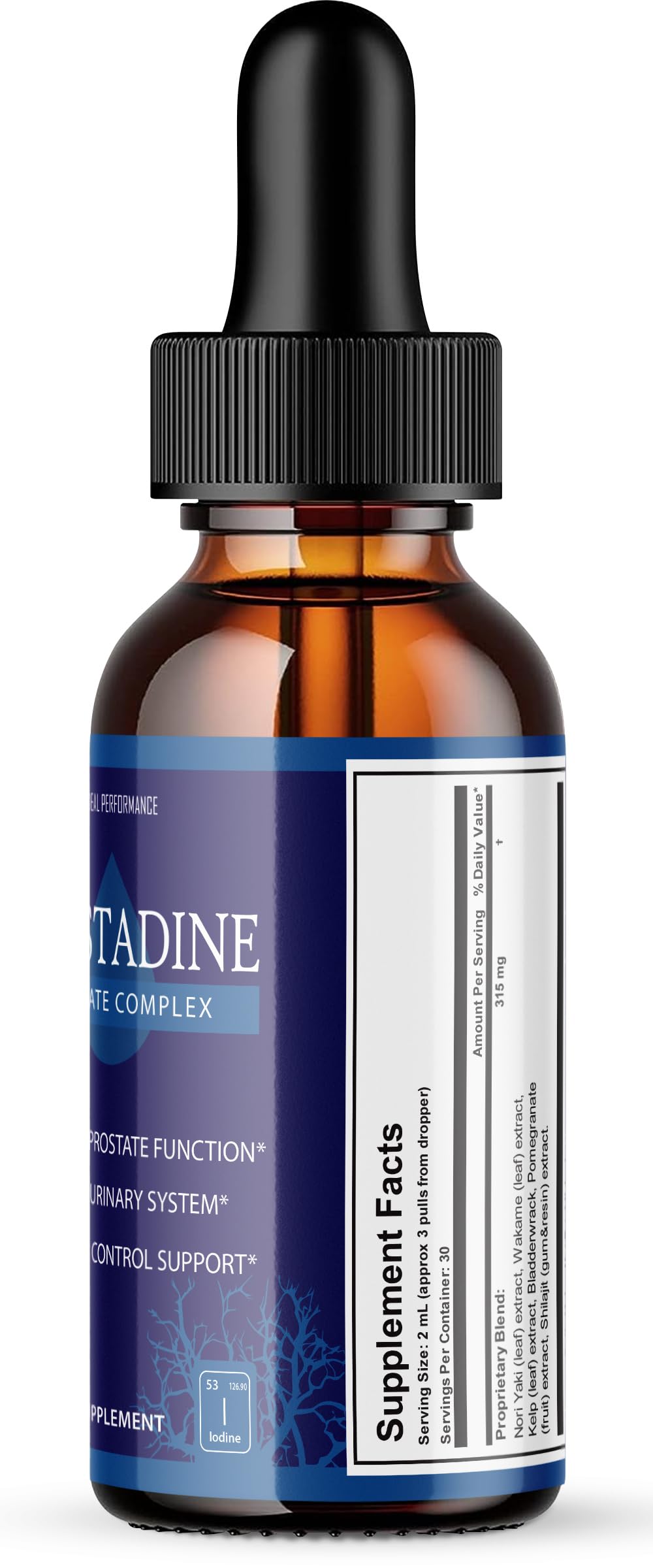 IDEAL PERFORMANCE Prostadine official drop formula container, suggests official formulation for targeted use.